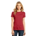 thumbnail image 1 of District Made Ladies Perfect Weight Crew Tee-S (Classic Red), 1 of 6