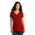 thumbnail image 1 of District Made Ladies Perfect Weight Neck Tee-L (Classic Red), 1 of 6