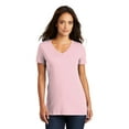 thumbnail image 1 of District Made Ladies Perfect Weight Neck Tee-M (Light Pink), 1 of 6
