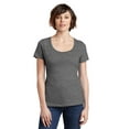thumbnail image 1 of District Made Ladies Perfect Weight Scoop Tee-2XL (Heathered Nickel), 1 of 6