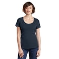 thumbnail image 1 of District Made Ladies Perfect Weight Scoop Tee-XS (New Navy), 1 of 6