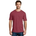 thumbnail image 1 of District Made Mens Perfect Blend Crew Tee-2XL (Heathered Red), 1 of 3