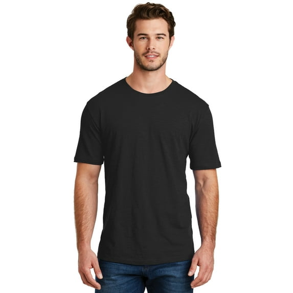 District Made Mens Perfect Blend Crew Tee-3XL (Black)