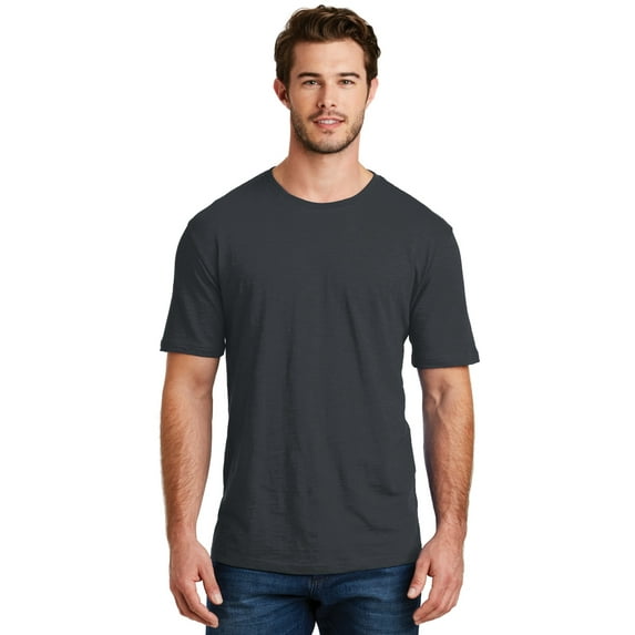 District Made Mens Perfect Blend Crew Tee-M (Charcoal)