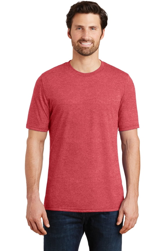 Mens Perfect Tri Crew Tee. Dm130 , DM130 , Red Frost , Medium