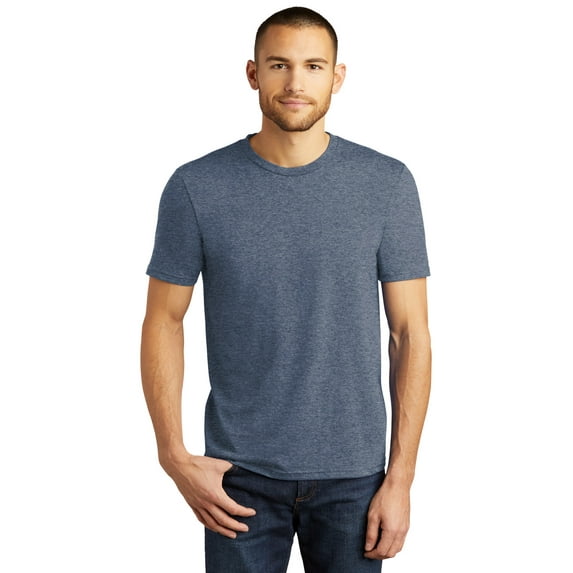 District Made Mens Perfect Tri Crew Tee-S (Navy Frost)