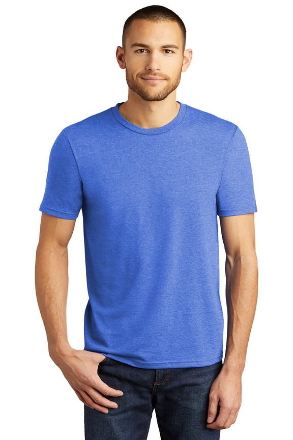 Mens Perfect Tri Crew Tee-S (Royal Frost)