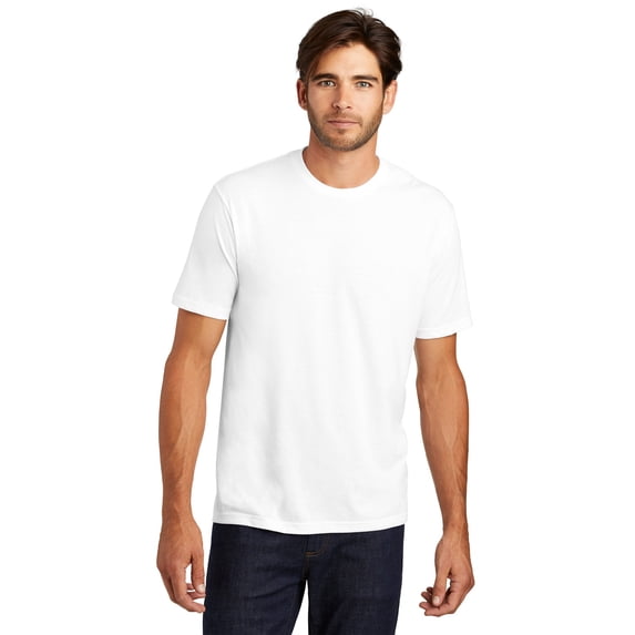 District Made Mens Perfect Tri Crew Tee-XS (White)