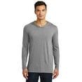 thumbnail image 1 of District Made Mens Perfect Tri Long Sleeve Hoodie-XS (Grey Frost), 1 of 6