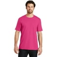 thumbnail image 1 of District Made Mens Perfect Weight Crew Tee-3XL (Dark Fuchsia), 1 of 6