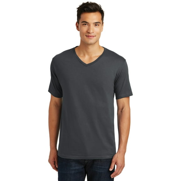 District Made Men's Perfect Weight V-Neck T-Shirt DT1170