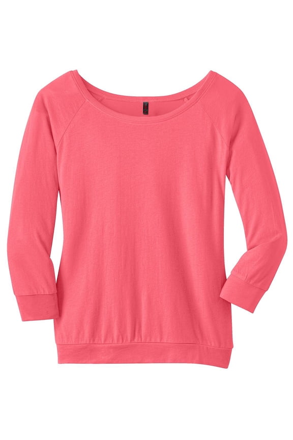 Women's Scoop Neck 3/4-Sleeve T-Shirt