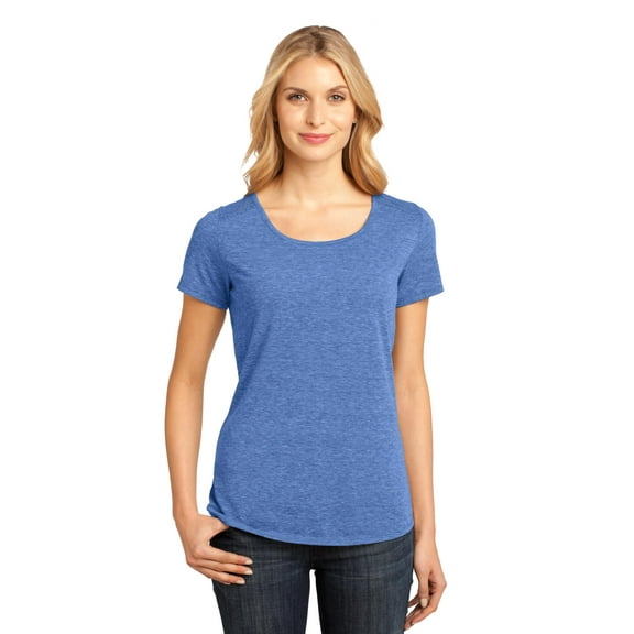 District Made Women's Tri-Blend Scoop Neck T-Shirt