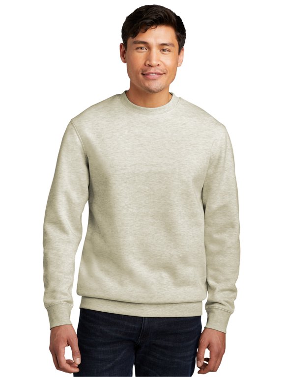 Male Crew Neck Sweatshirt Dt6104 Oatmeal Hthr Large