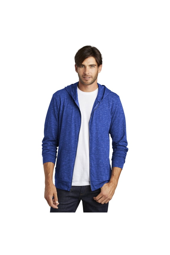 District DT565 Medal Full-Zip Hoodie