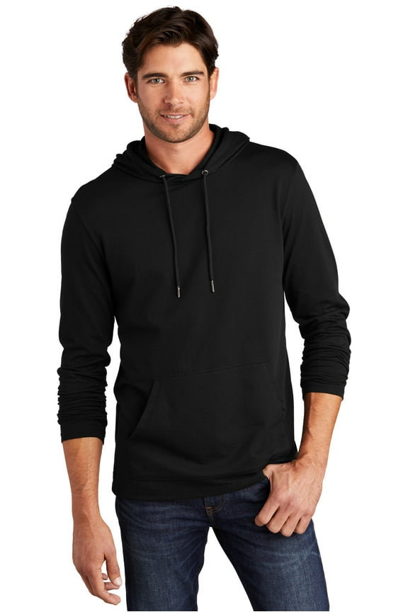 Men Male Cowl Neck Winter Hoodie Dt571 Black Large