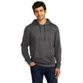 thumbnail image 1 of District Men Male V-Neck Hoodie Dt6100 Ht Charcoal 2X-Large, 1 of 4