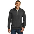 thumbnail image 1 of District Men's Lightweight Fleece Quarter Zip, 1 of 4