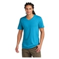 thumbnail image 1 of District Men's Young Short Sleeve Very Important V-Neck Tee Light Turquoise 3X-Large, 1 of 5