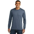thumbnail image 1 of District Perfect Tri Long Sleeve Tee . DM132, 1 of 4