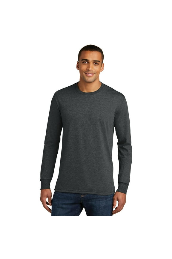 Perfect Tri Long Sleeve Tee . Dm132 , DM132 , Black Frost , Large