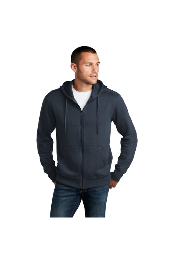 DT1103 Perfect Weight Fleece Full-Zip Hoodie