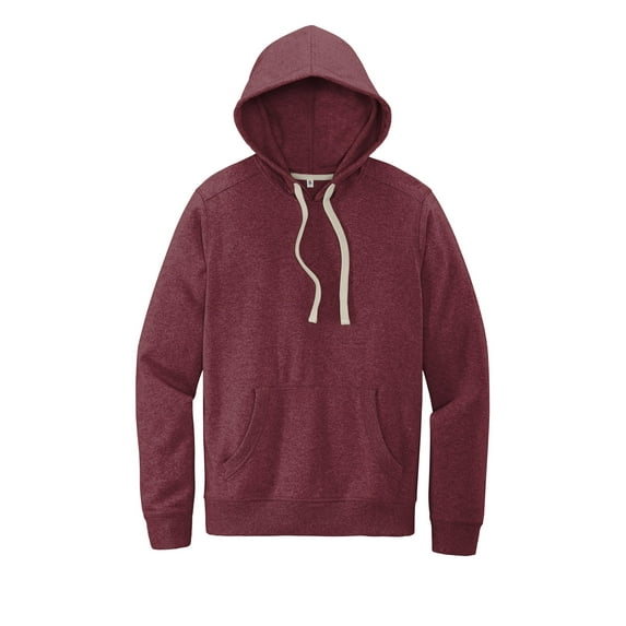 District Re-Fleece Hoodie, Mediumaroon Heather, XXXX-Large