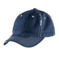 thumbnail image 1 of District   Rip and Distressed Cap DT612-One Size (New Navy/Light Blue), 1 of 2