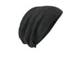 thumbnail image 1 of District - Slouch Beanie Dt618 , DT618 , Charcoal Heather , One Size, 1 of 1