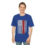 District Snowboard USA American Distressed Flag Perfect Weight® Tee, S-3XL