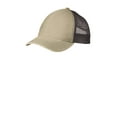 thumbnail image 1 of District Super Soft Mesh Back Cap-One Size (Khaki/ Chocolate Brown), 1 of 2