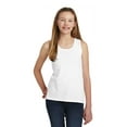 thumbnail image 1 of District Teen Female Regular Scoop Neck Plain Sleeveless Tank White Small, 1 of 4