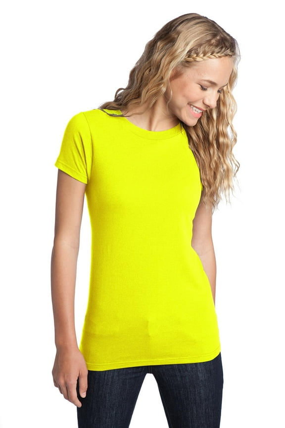 Threads Juniors Concert Tee. Neon Yellow. S.