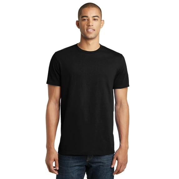 District Threads Young Mens Concert Tee. Black. 4XL.