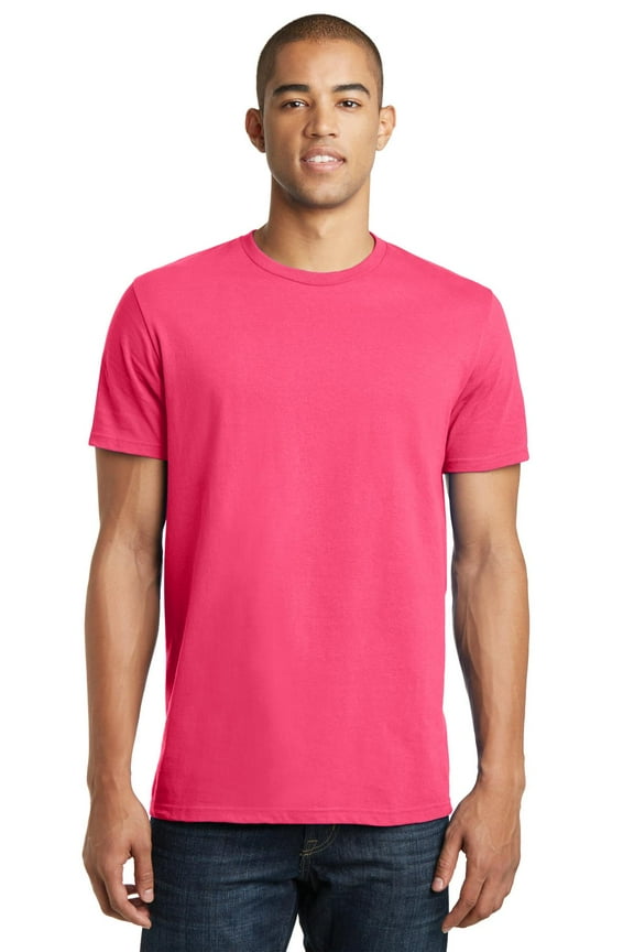 Threads Young Mens Concert Tee. Neon Pink. XS.
