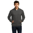 thumbnail image 1 of District V.I.T.Fleece 1/4-Zip DT6106 - 4XL Heathered Charcoal, 1 of 4