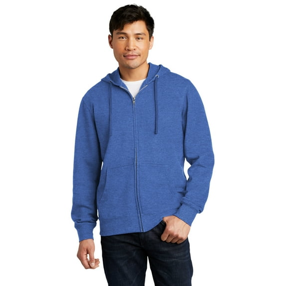District V.I.T.Fleece Full-Zip Hoodie DT6102 - 3XL Royal Frost