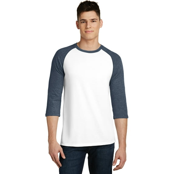 District Very Important Tee 3/4-Sleeve Raglan. DT6210