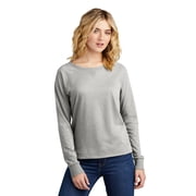 District Womens Featherweight French Terry Long Sleeve Crewneck DT672