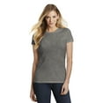 thumbnail image 1 of District Womenâ€™s Fitted Perfect Tri Tee, Grey Frost, Small, 1 of 4