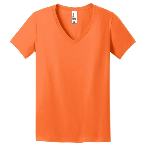 District Women's Junior Short Sleeve Concert V-Neck Tee