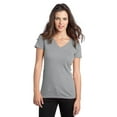 thumbnail image 1 of District Women's Junior Short Sleeve Concert V-Neck Tee, 1 of 6