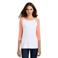 thumbnail image 1 of District Women's Perfect Tri 3/4-Sleeve Raglan DM136L, 1 of 4