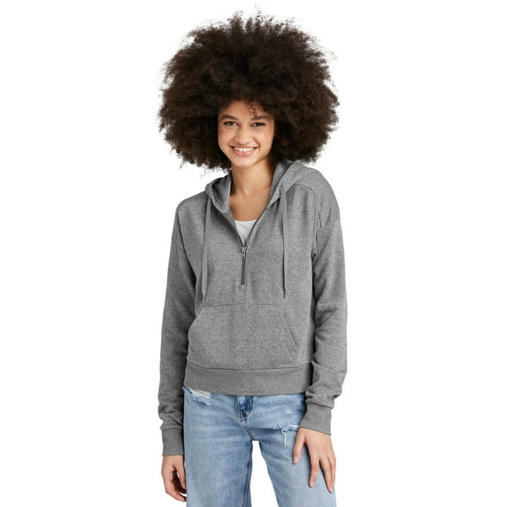 District Women's Perfect Tri Fleece Half Zip Pullover