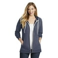 thumbnail image 1 of District Women's Perfect Tri French Terry Full-Zip Hoodie. DT456, 1 of 4