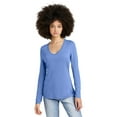 thumbnail image 1 of District Women's Perfect Tri Long Sleeve V-Neck Tee DT135, 1 of 11