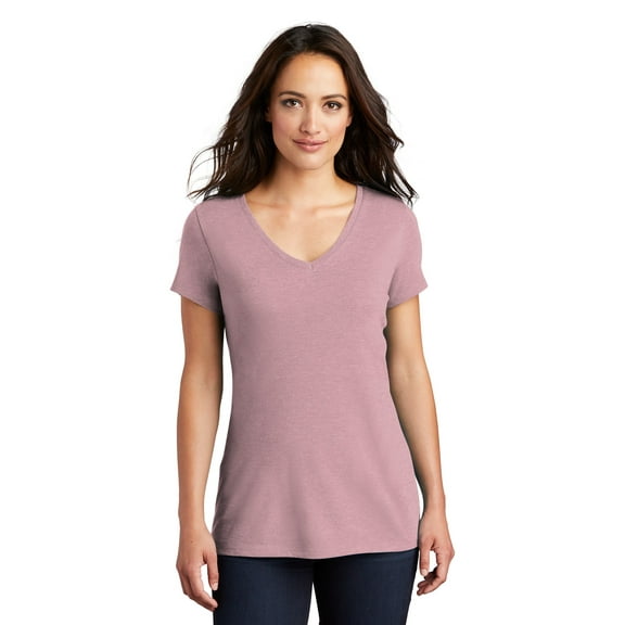 District Women's Perfect Tri V-Neck Tee DM1350L