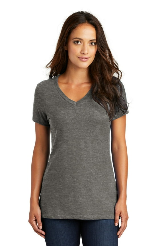 Women's Perfect Weight V-Neck Tee. DM1170L