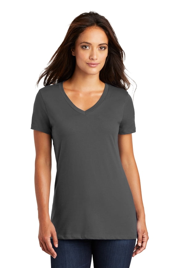 District ® - Women's Perfect Weight ® V-Neck Tee. DM1170L