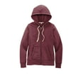 thumbnail image 1 of District Women's Re-Fleece Full-Zip Hoodie DT8103, 1 of 3